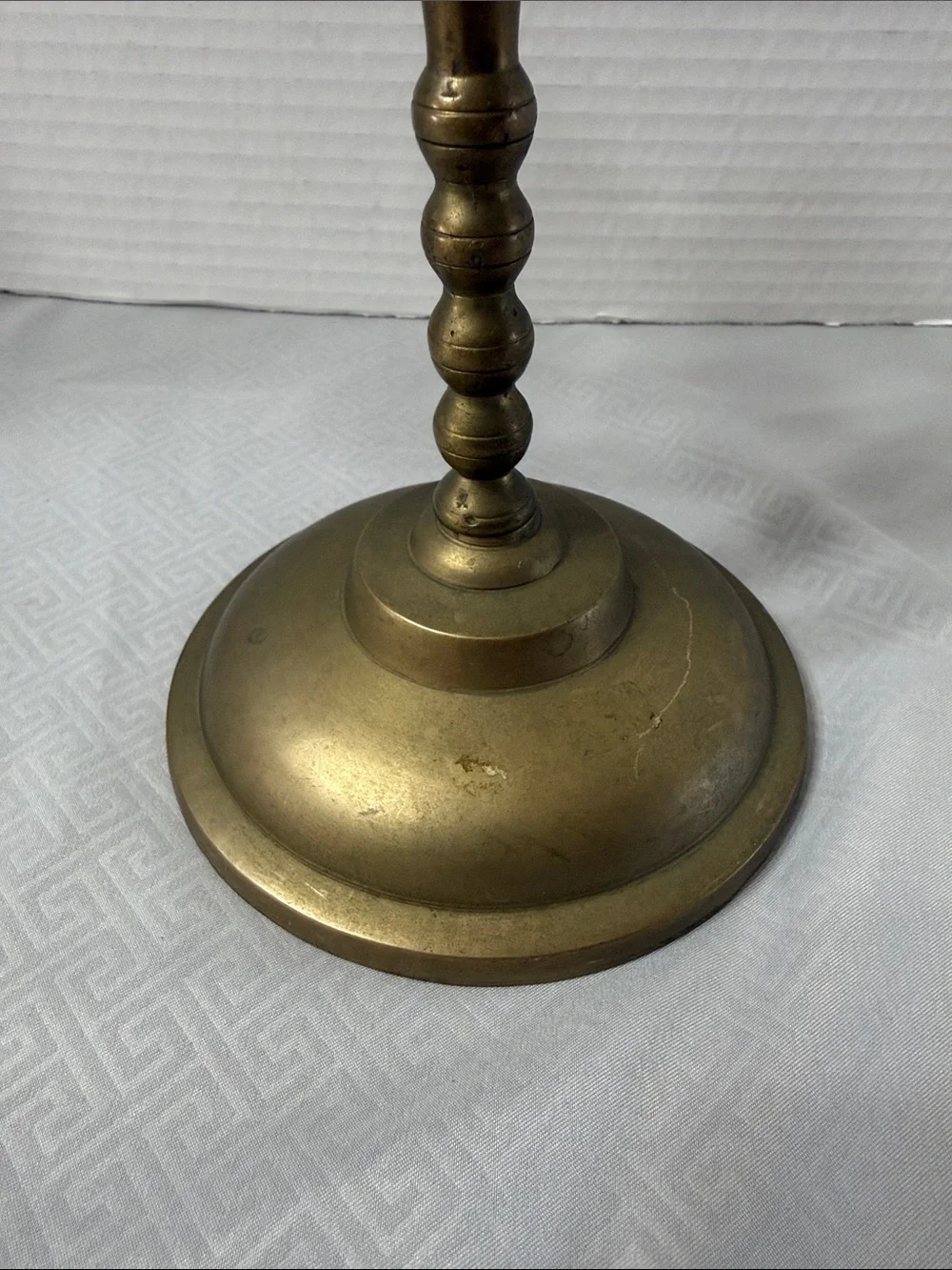Vintage MCM Brass 5 Arm Candle Holder Candelabra Old World Boho Stamped Korea